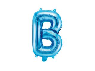 Balon foliowy Litera ""B"", 35cm, niebieski