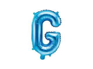 Balon foliowy Litera ""G"", 35cm, niebieski