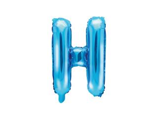 Balon foliowy Litera ""H"", 35cm, niebieski
