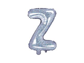 Balon foliowy Litera ""Z"", 35cm, holograficzny