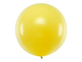 Balon okrągły 1m, Pastel Yellow