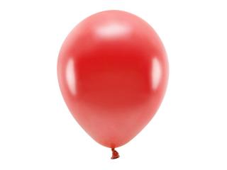 Balony Eco 30cm metalizowane, czerwony (1 op. / 10 szt.)