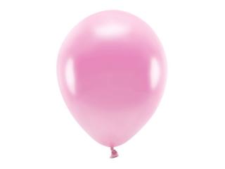 Balony Eco 30cm metalizowane, różowy (1 op. / 10 szt.)