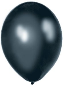 Balony metalic Duże - Czarne (op.100szt)