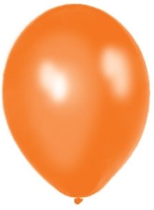 Balony metalic Duże - Pomarańczowe (op.100szt)