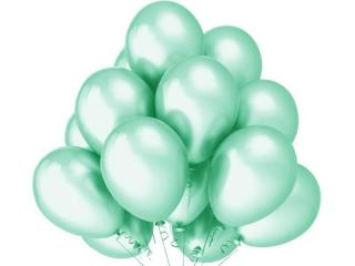 Balony metaliczne light-green 10'' - 100szt