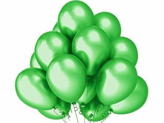 Balony metaliczne lime-green 10'' - 100szt