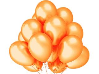 Balony metaliczne orange 10'' - 100szt