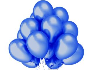Balony metaliczne royal-blue 10'' - 100szt