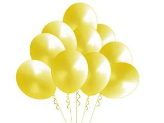 Balony pastelowe bright-yellow 10'' - 100szt