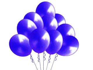 Balony pastelowe night-blue 10'' - 100szt