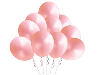 Balony pastelowe pink różowy 10'' - 100szt