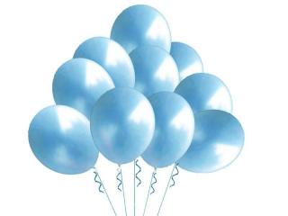 Balony pastelowe sky-blue 10'' - 100szt