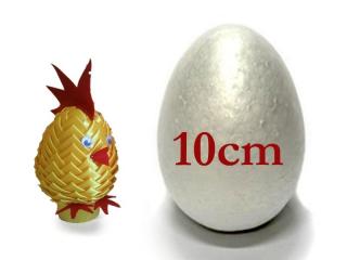 Jajko styropianowe 10 cm  (1szt)
