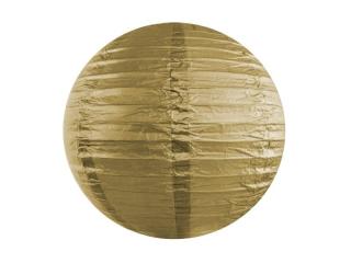 Lampion papierowy 35cm złoty LAP35-019