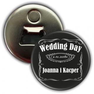 Magnes z otwieraczem Wedding day - G151mo