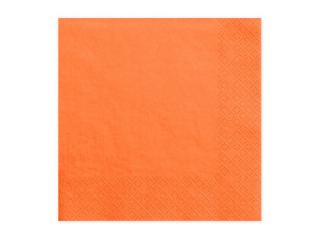 Serwetki papierowe Pomarańczowe 33x33cm 20szt