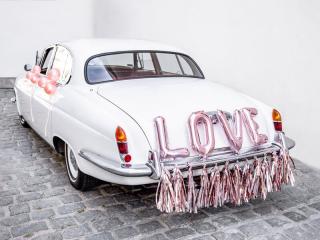 Zestaw do dekoracji samochodu Love - ZDS3 Róż