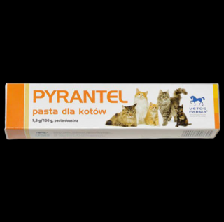 Pasta na odrobaczenie dla kotów Pyrantel 100g