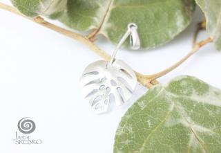 Zawieszka Srebrna Monstera