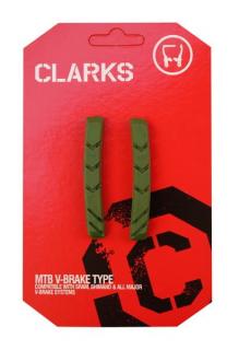 Clark's-CP 503 Okładziny hamulcowe V-brake zielone do obręczy ceramicznych