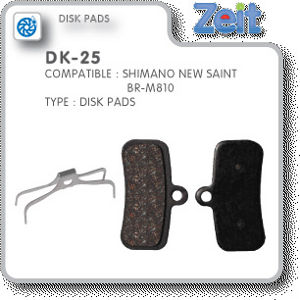 ZEIT-klocki okładziny DK-25 Shimano NEW SAINT M810 półmetaliczne