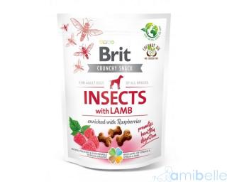 BRIT CARE DOG CRUNCHY CRACKER INSECT  LAMB 200g