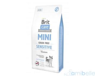 BRIT CARE MINI GRAIN-FREE SENSITIVE dla dorosłych, wrażliwych psów ras miniaturowych 400g