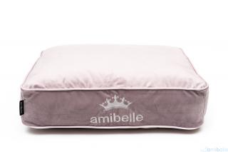 Poduszka dla psa - Royal Velvet różowa L