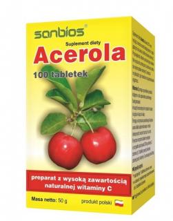Acerola 500mg 100 tabletek