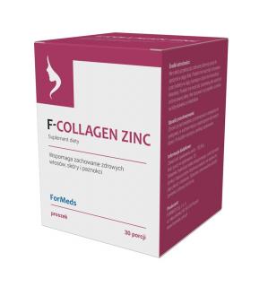 F-COLLAGEN ZINC, kolagen z cynkiem, 30 porcji