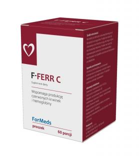 F-FERR C - żelazo z wit C, 60 porcji