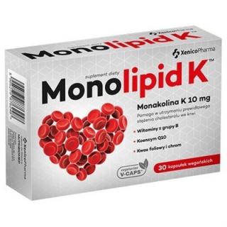 Monolipid K monakolina 10mg 30 kaps