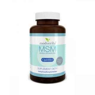 MSM siarka organiczna 500 mg OptiMSM, 120 kap