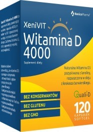 XeniVIT Witamina D 4000, 120 kaps.