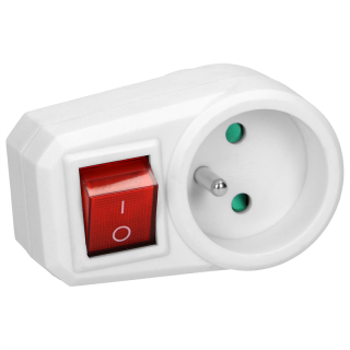 Adapter 2P-Z z włącznikiem  OR-AE-13188/ORN
