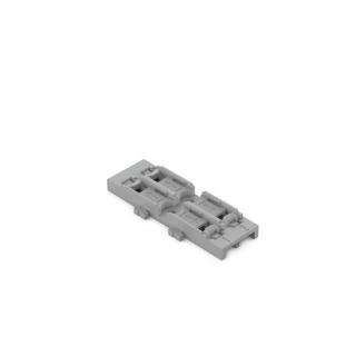 Adapter montażowy 2-tor. do złączki przelotowej 221-2411, szary (opk.5szt)  221-2522/WAG