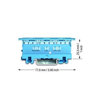 Adapter montażowy na szynę TH Seria 221 - 4 mm2, niebieski; 221-500/000-006, WAGO  221-500/000-006/WAG