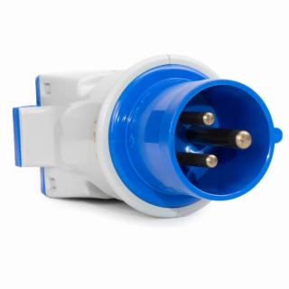 Adapter redukcja / przejściówka 16A 3P/230V IP44 604 AD-1 CAMPING 16A 3P; T-07420, PLASTROL  T-07420/PLR