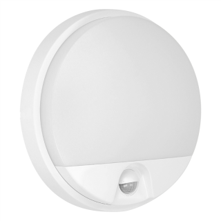 AGAT LED 15W, oprawa ogrodowa z czujnikiem ruchu 140st, 1100lm, IP54, 4000K, biała  AD-OP-6112WLPMR4/ORN