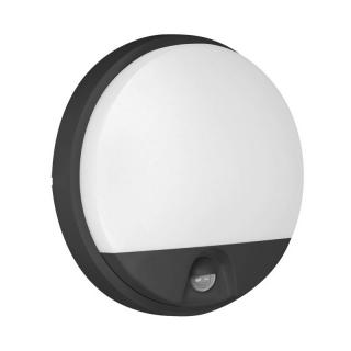 AGAT LED 15W, oprawa ogrodowa z czujnikiem ruchu, 140st, 1100lm, IP54, 4000K, czarna  AD-OP-6112BLPMR4/ORN