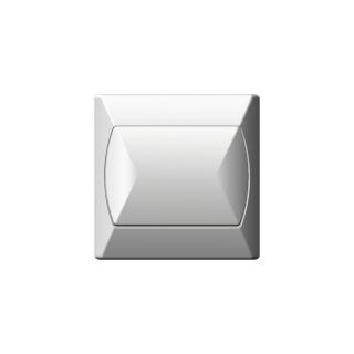 AKCENT łącznik jednobiegunowy, biały; ŁP-1A/00, OSPEL  ŁP-1A/00/OSP