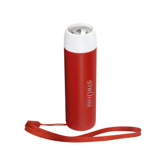 Akumulatorowa latarka LED ATOM LED 1W RED  04448/IDE
