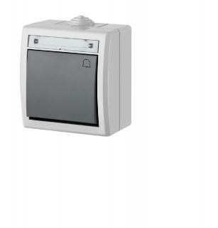AQUANT IP55 Łącznik zwierny dzwonek hermetyczny natynkowy IP55, szary; 1205-10, ELEKTRO-PLAST NASIELSK  1205-10/EPN