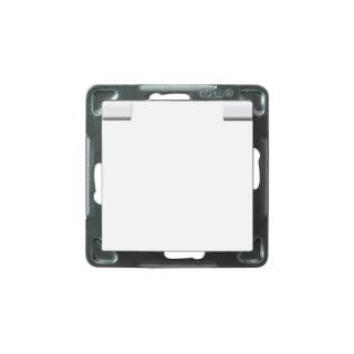 AS Gniazdo bryzgoszczelne z uziemieniem IP44 16A 250V, zaciski gwintowe, klapka biała, biały; GPH-1GZ/m/00/w, OSPEL  GPH-1GZ/M/00/W/OSP