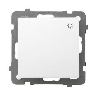 AS Przycisk zwierny światło 10A 250V IP20, zaciski gwintowe, biały; ŁP-5G/m/00, OSPEL  ŁP-5G/M/00/OSP