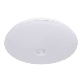 ASTERIA plafon 2xE27, max. 2x60W, czujnik ruchu PIR, IP44, biały  CL/2XE27R-9/ORN
