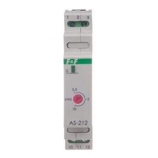 Automat schodowy 16A 0,5-10min 230VAC, montaż na szynie DIN, AS-212  AS-212/FIF