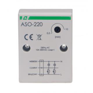 Automat schodowy tablicowy 10A 0,5-10min 230VAC  ASO-220/FIF