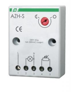 Automat zmierzchowy 16A 230VAC 2-1000lx obudowa + sonda fi.10  AZH-S/FIF